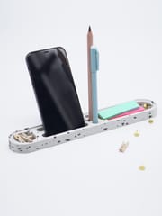 Minus Degre-Eco Desk Organizer I White Dot