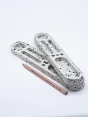 Minus Degre-Eco Desk Organizer I White Dot