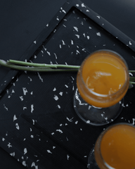 Minus Degre-Black earth I Decorative Tray | Rectangle Tray