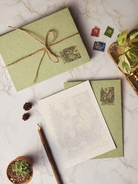 Plantables-Green Beans Letter Writing Kit