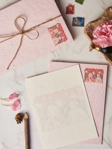 Plantables-Rethink Pink Letter Writing Kit