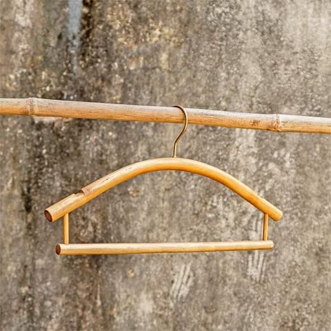 Rhizome-Solid bamboo hanger - Set of 12 pcs