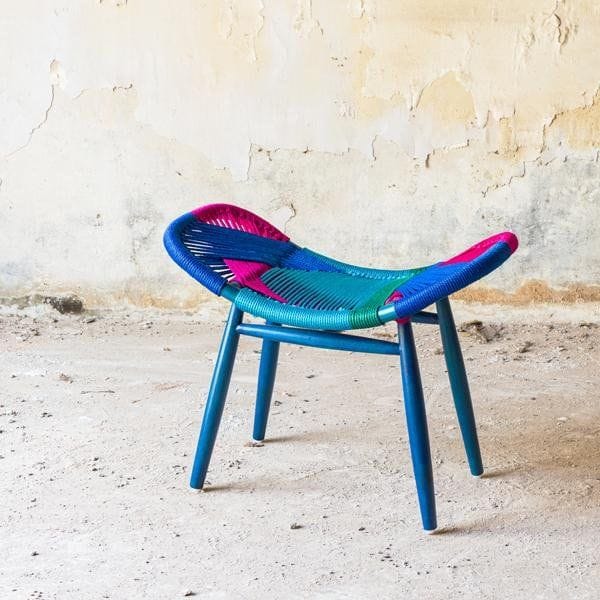 Rhizome-Circle Stool - Silk