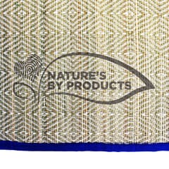Craftlipi-Foldable Mat with Bag (Madur) : Weaved & Designed with White Threads