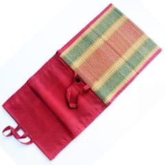 Craftlipi-Foldable Mat (Madur) with Handle (FH) : Best Natural Carpet like Designed Mat for Indoor