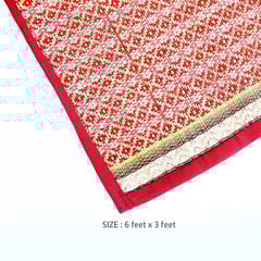 Craftlipi-Foldable Mat with Bag (Madur) : Weaved & Designed with Red Threads