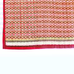Craftlipi-Foldable Mat with Bag (Madur) : Weaved & Designed with Red Threads