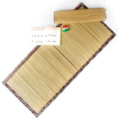 Craftlipi-Handmade 1 Yoga Mat + 1 Activity Mat made of Natural Madur Sticks