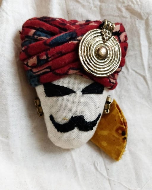 Diti - Maldhari Man Brooch Pin