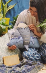 Diti - Gajah Embellished Cushion