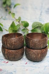 Almitra Sustainables-Coconut Bowl (Pack of 4)