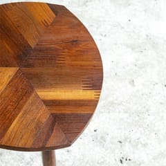 Rhizome-Teak Wood Stool