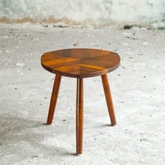 Rhizome-Teak Wood Stool