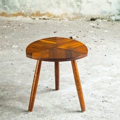 Rhizome-Teak Wood Stool