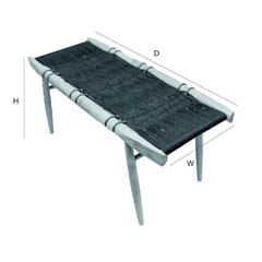 Rhizome-Nakashima Bench