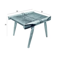Rhizome-Nakashima Low Stool