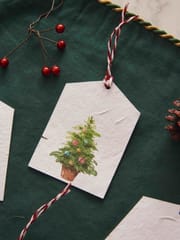 Plantables-Christmas and New Year Themed Gift Tags (Set of 8)