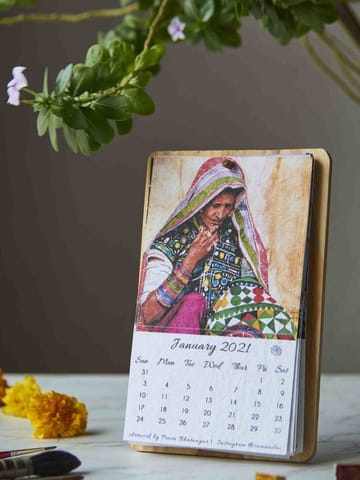 Plantables-Faces & Places Calendar 2025