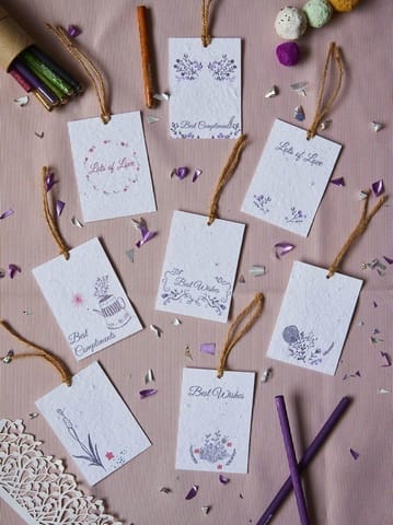 Plantables-Lilac Love Gift Tags (Set of 8)
