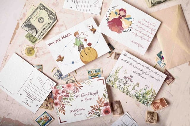 Plantables-Plantable Seed Paper Postcards (Set of 4)
