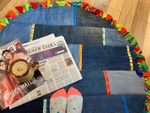 UMW - Denim Patched Rug