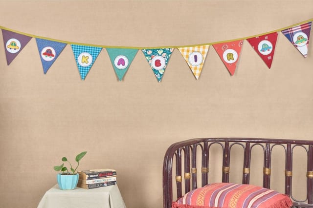 Use Me Works-Customisable Name Bunting- Boy