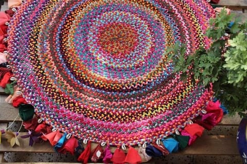 UMW - Braid Me Up' Handmade Rug