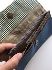 UMW - Mystique Magic Sashiko Denim Wallet