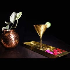 P-Tal-Brass Cocktail Glass