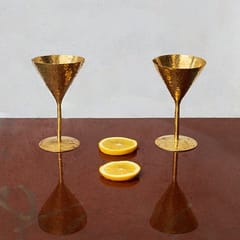 P-Tal-Brass Cocktail Glass