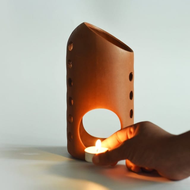 Craftlipi-CYLINDER Candle Stand / Holder + 12 tealights FREE