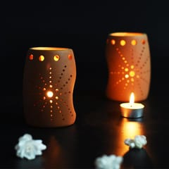 Craftlipi-BUD2 Candle Pod Set of 2 + 12 tealights FREE