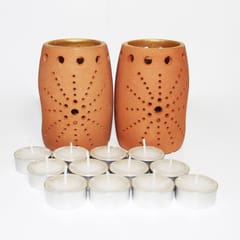 Craftlipi-BUD2 Candle Pod Set of 2 + 12 tealights FREE