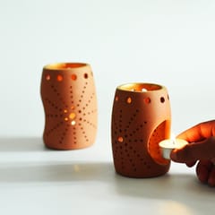 Craftlipi-BUD2 Candle Pod Set of 2 + 12 tealights FREE