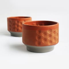 Craftlipi-Planters : HexaDeco Set of 2
