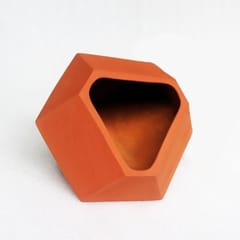 Craftlipi-D'MOND-2 Terracotta Planter  Set of 2