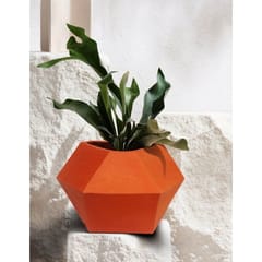 Craftlipi-D'MOND-2 Terracotta Planter  Set of 2