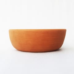 Craftlipi-SHALLOW PLAIN Terracotta Planter  Set of 2