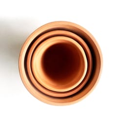 Craftlipi-CONE CLASSIC Terracotta Planter : Set of 3