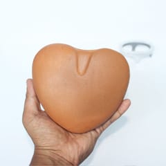 Craftlipi-I Care Planter (Heart Shape Planter + Plant + Aluminium Stand )