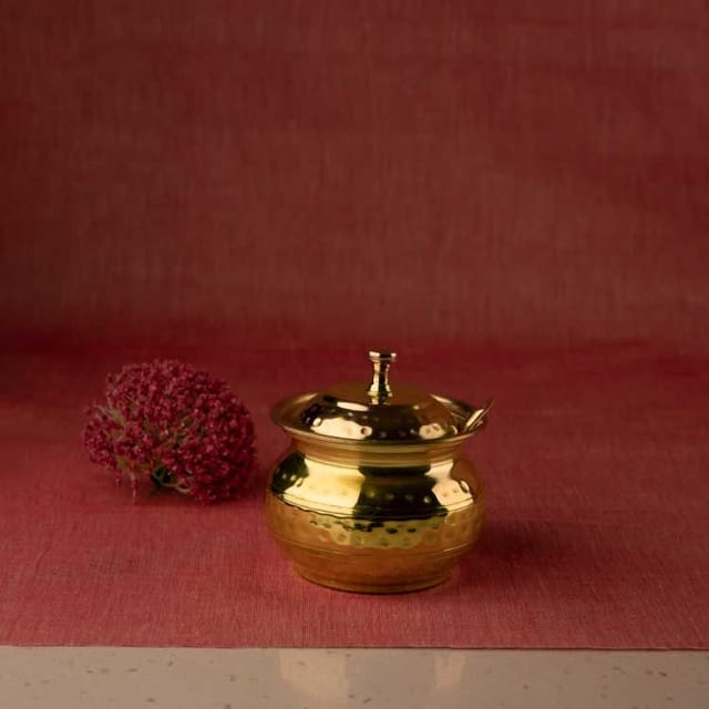 P-Tal-Brass Ghee Pot