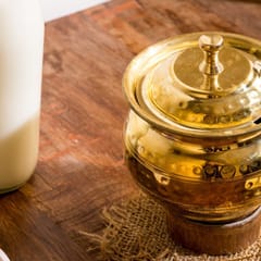 P-Tal-Brass Ghee Pot