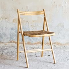 Rhizome-Natural - Skinny Folding Chair - Made from Bamboo