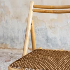 Rhizome-Natural - Skinny Folding Chair - Made from Bamboo