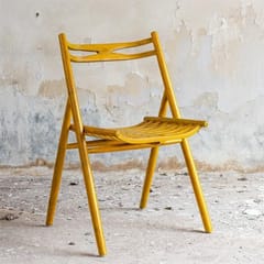 Rhizome-Yellow - Sawboo Chair - Made from Bamboo