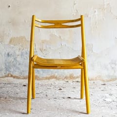 Rhizome-Yellow - Sawboo Chair - Made from Bamboo