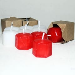 Craftlipi-HD HEXA Aromatic Candles  Set of 24