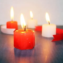 Craftlipi-HD HEXA Aromatic Candles  Set of 24