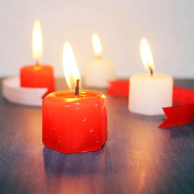 Craftlipi-HD HEXA Aromatic Candles  Set of 24