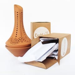 Craftlipi-"FOUNTAIN" Incense Stick Stand with Pure Dhuna (Natural Resin) Sticks 100pcs : COMBO